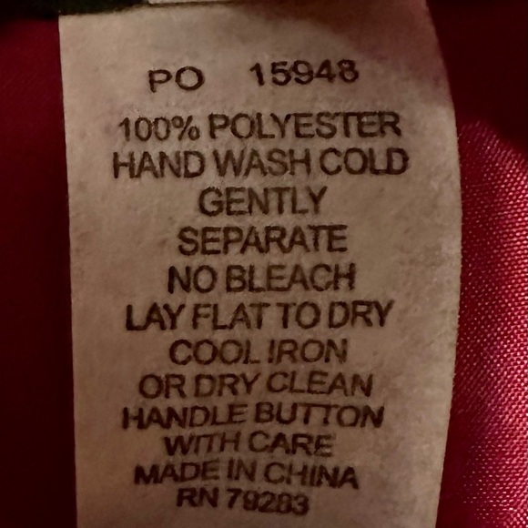 NWT Alex Evenings burgundy size small petite blazer/blouse - Picture 7 of 8